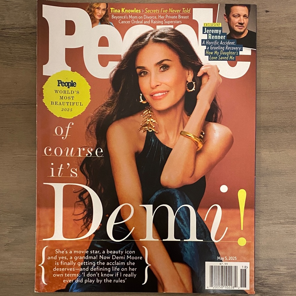 People Magazine Demi Moore May 5th 2025